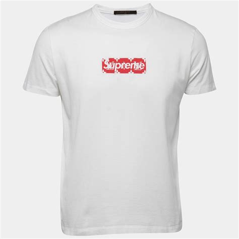 box logo t shirt supreme x lv|supreme box logo 2023.